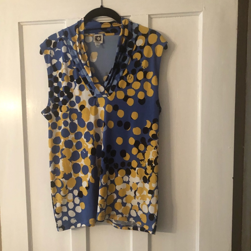 Women’s sleeveless Anne Klein blouse
